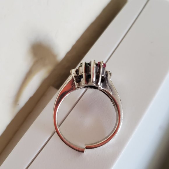 NWOT PERUVIAN Silver Sterling 925 Malachite stone Size 6 - Picture 7 of 8